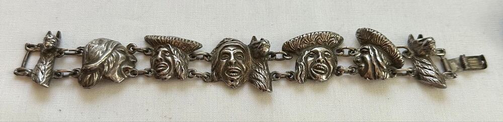 Vintage Peruvian Figural Bracelet